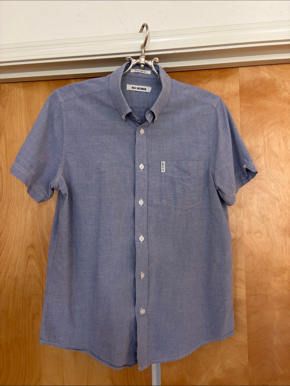 Ben Sherman True Oxford Short-Sleeve Button-Down Shirt